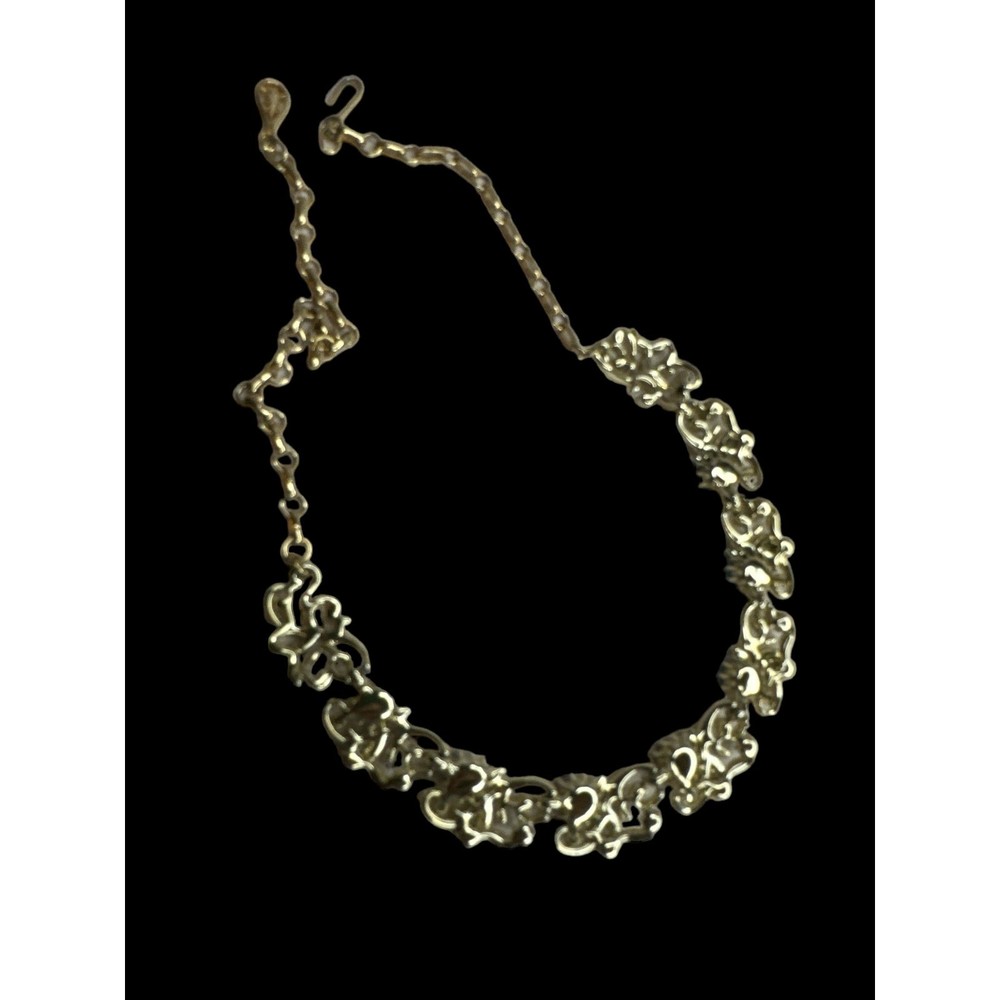 Vintage‎ Coro Blue/Green Gold Tone Necklace